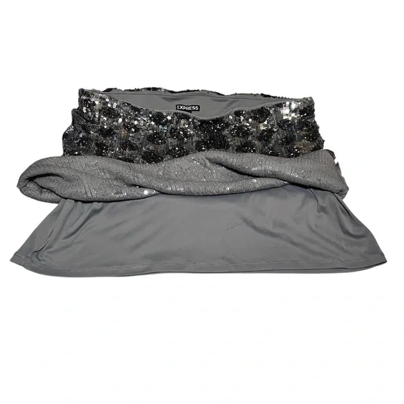 Sequin Y2K Express Mini Skirt - Picture 3 of 12